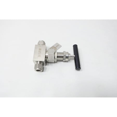 Swagelok MANUAL TUBE STAINLESS 3000PSI 1/2IN NEEDLE VALVE SS-12NBS8-G-29550